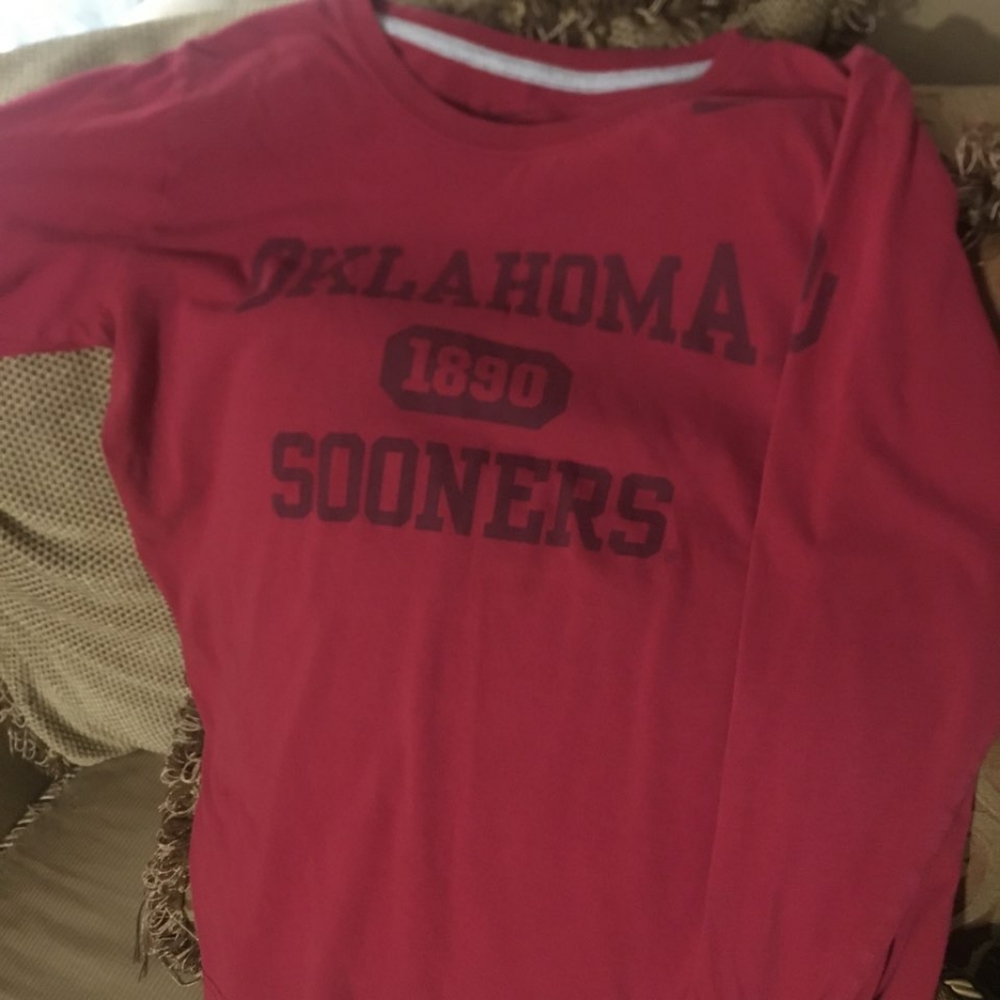 Nike Oklahoma sooners vintage long sleeve shirt